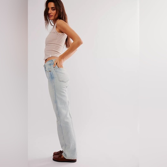 RE/DONE '90s High-Rise Loose Jeans size 24 NWT Ranch Water - Picture 3 of 7